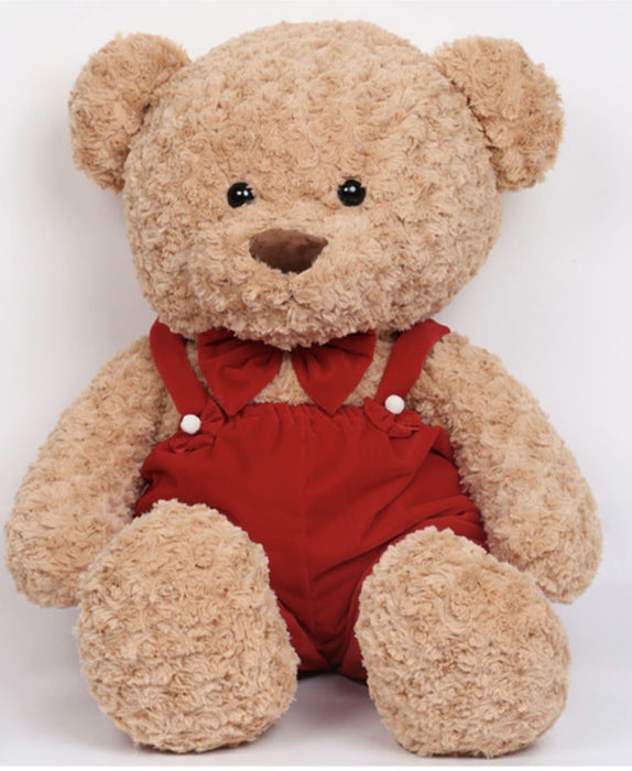Orsetto peluche teddy H-90 cm rosso