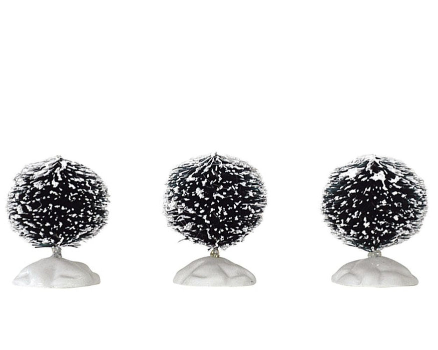 LEMAX Set 3 Mini Alberi a setole rotonde H2.8 cm