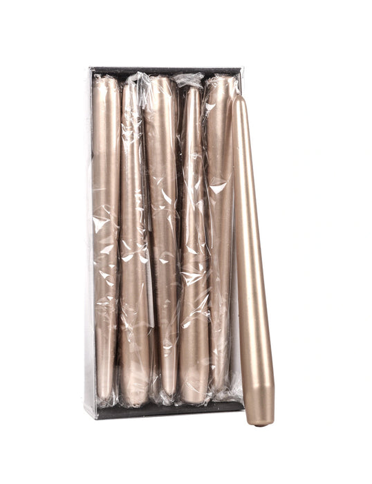 Candela Champagne - set natalizio 12 pezzi