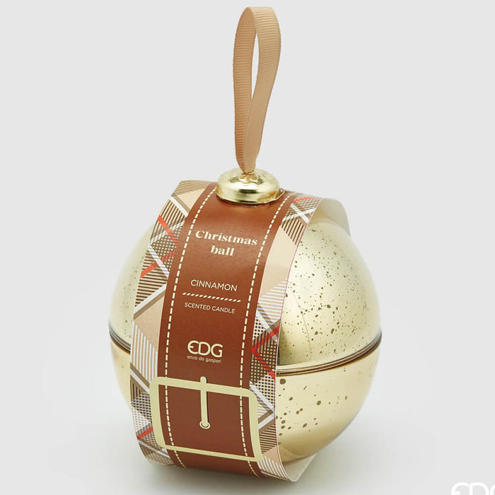 EDG Enzo De Gasperi Candela Sfera in Vetro Cinnamon D12 cm