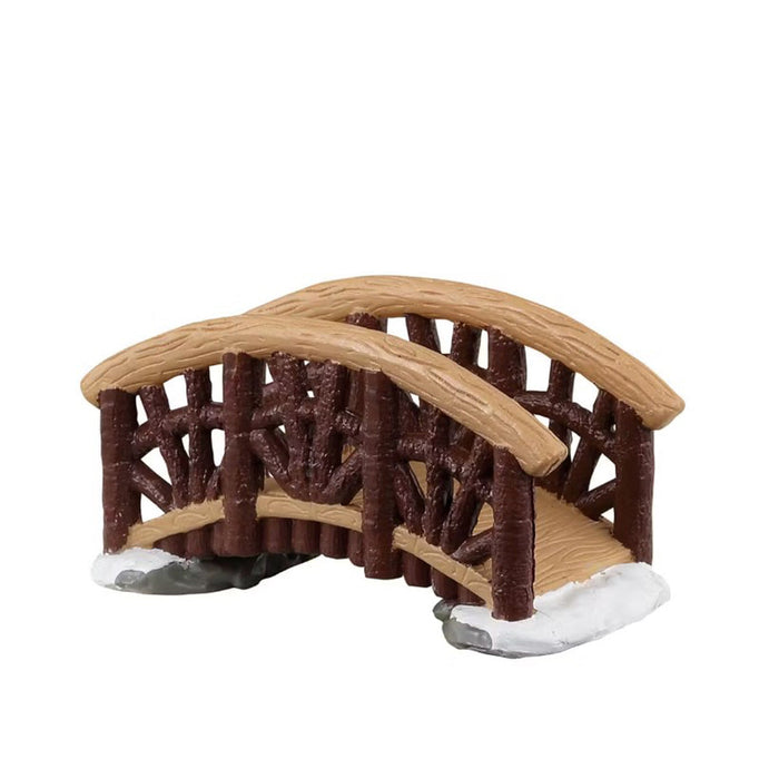LEMAX Ponte decorativo "Rustic Footbridge" in resina H3.5x6.8x3.8 cm