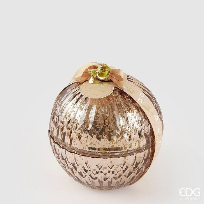 Candela sfera con profumo EDG D13 C5 oro