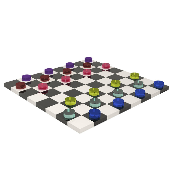 Set da gioco di scacchi e dama