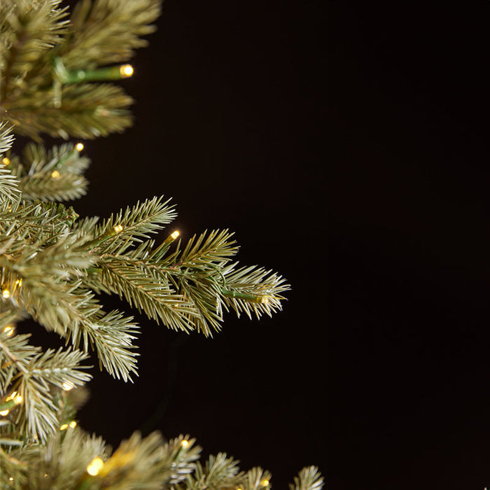 Albero di Natale Pino Argentato H240 cm con 5000 Mini Led - EDG