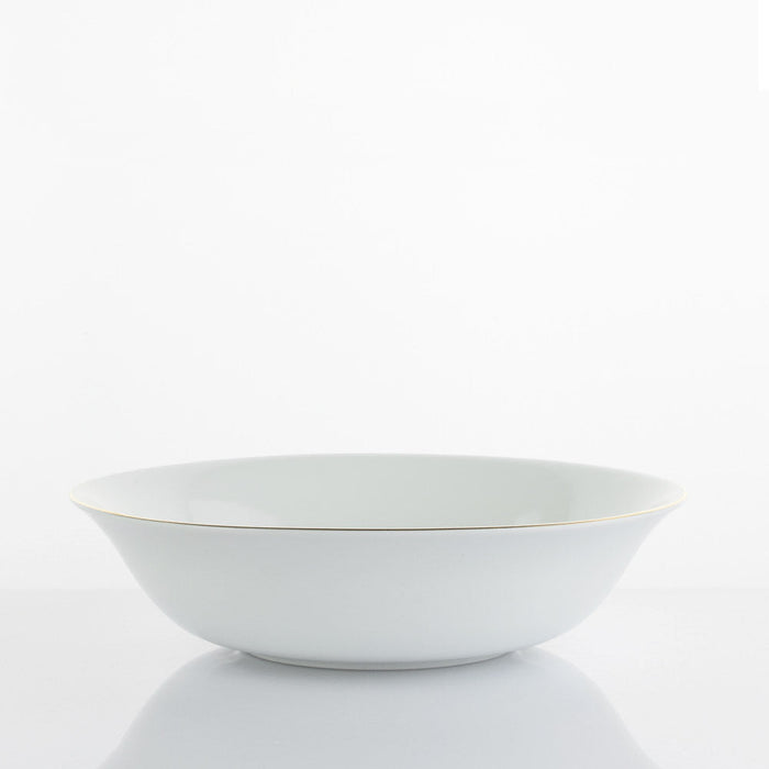 Weissestal Insalatiera Filo Oro D25 cm in Porcellana by Salvatore Izzo