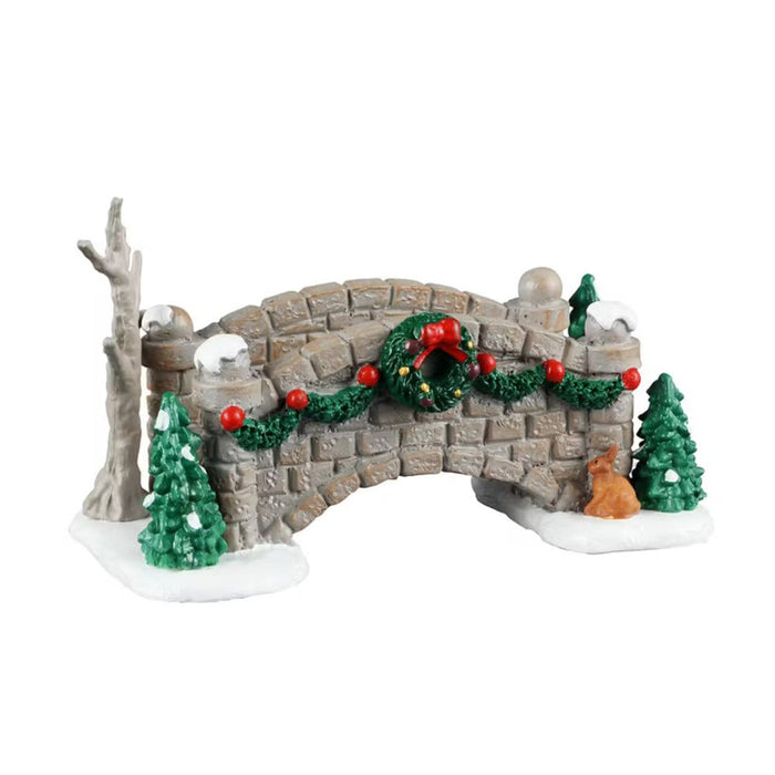 LEMAX Ponte decorativo "Christmas Footbridge" in resina H5x8.6x4.3 cm