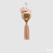 EDG Enzo De Gasperi Pallina di Natale Silk Spicchi Rosa H23 D10 cm