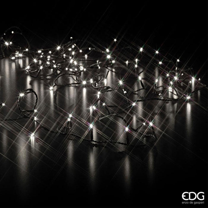 EDG Enzo De Gasperi Luci Natalizie Fisse 180 Miniled 15 Metri