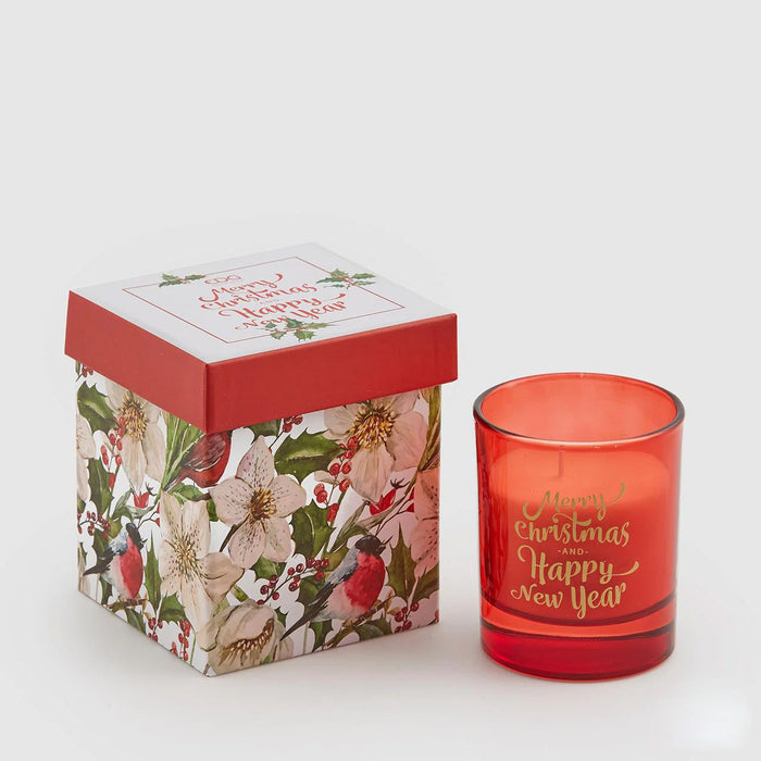 EDG Enzo De Gasperi Candela in Vetro con Scatola Musicale H9 Rosso