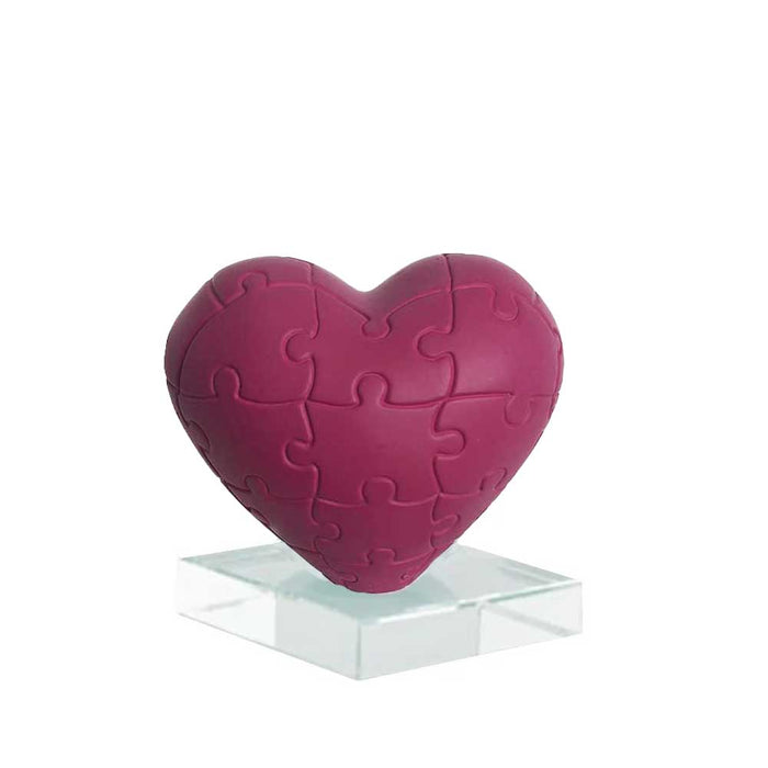Cuore Puzzle-Fucsia