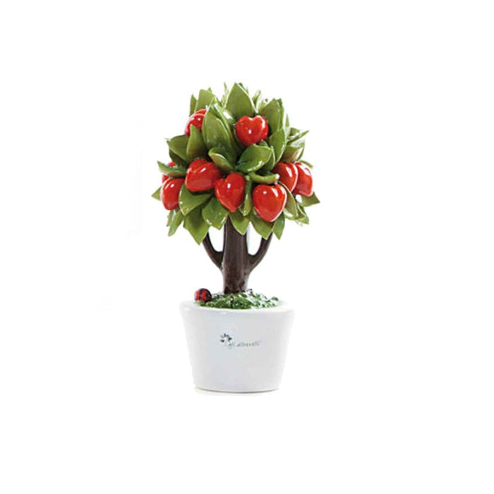 Albero in porcellana Cuore piccolo H16cm