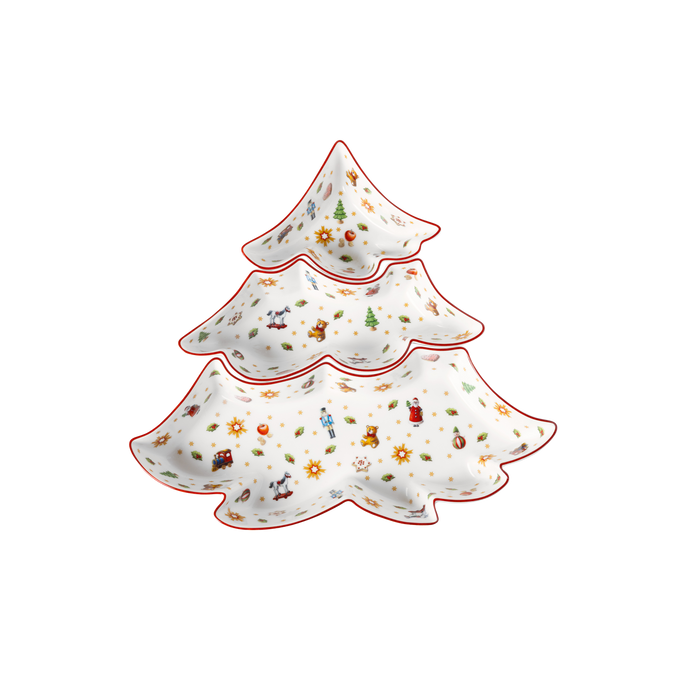 Villeroy & Boch Toy's Delight Set 3 Ciotole Albero in Porcellana