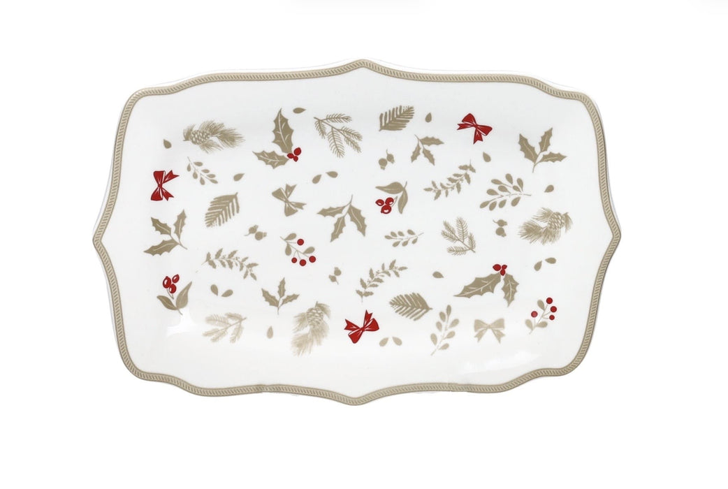 Vassoio piccolo collezione New Bone China Brandani