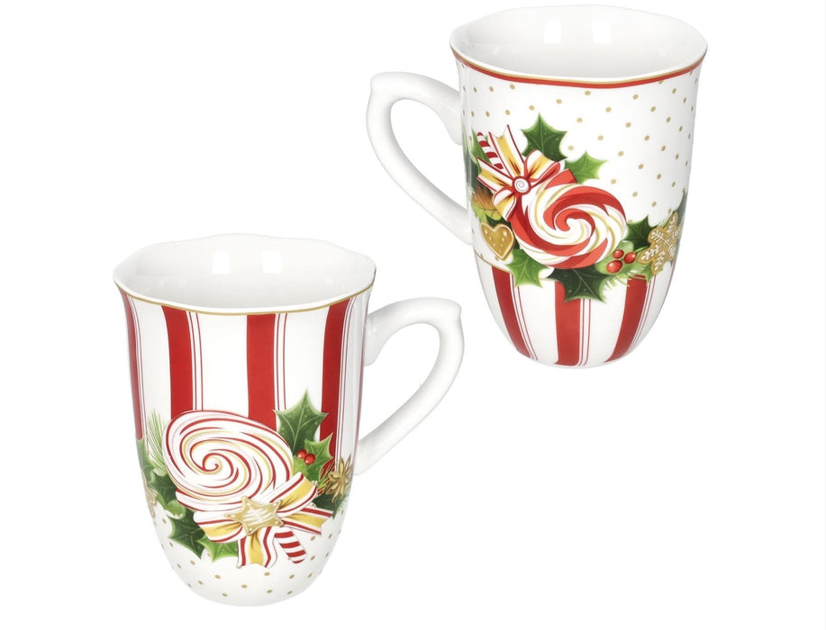 Set 2 Tazze mug natalizie Brandani linea Le Chicche