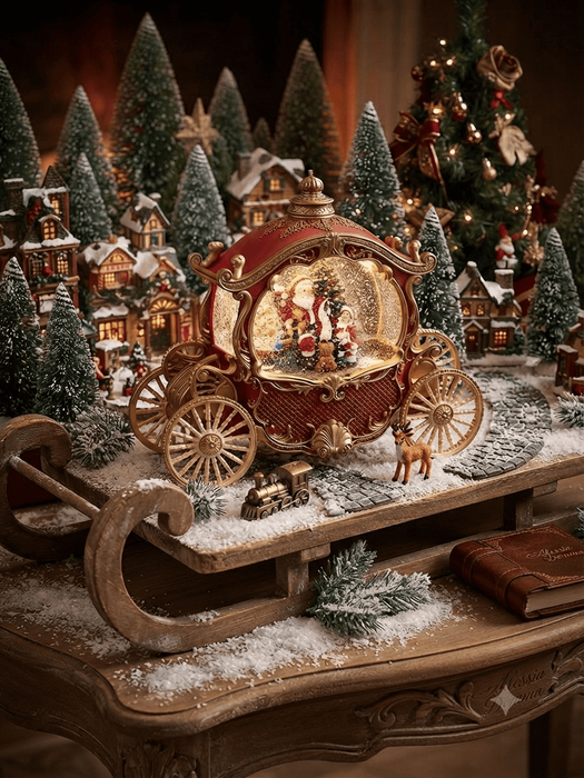 Carrozza carillon led e musica L’Arte di Nacchi h26