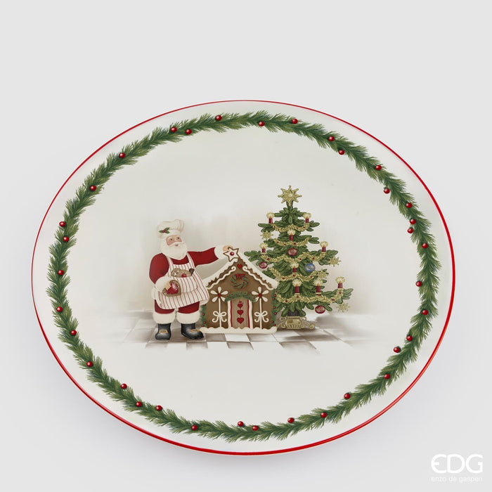 Piatto Xmas- tree rotondo h2 D25 C5