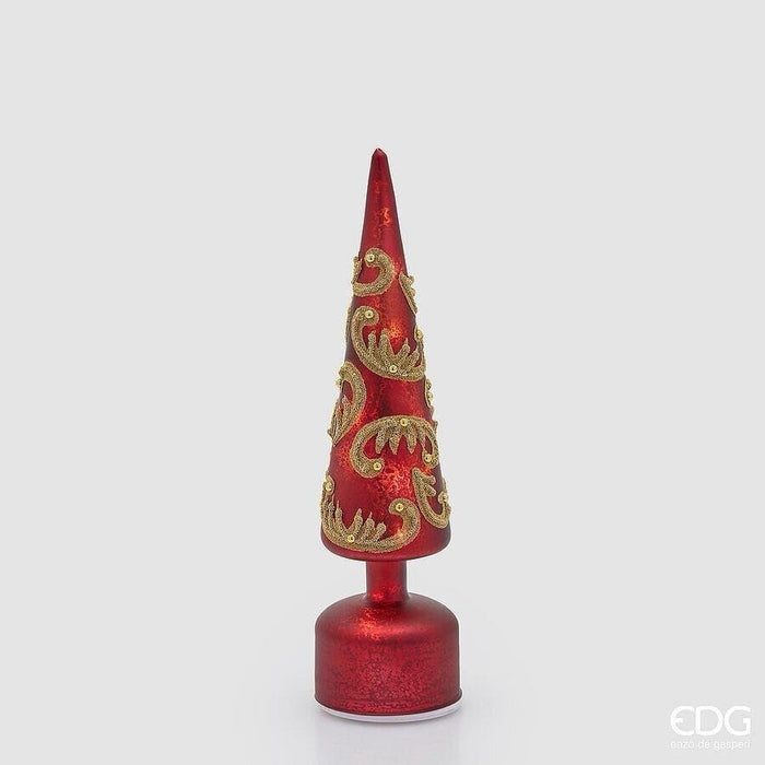 Decoro Pino Twist cono led h36 D9. Mov+led c6