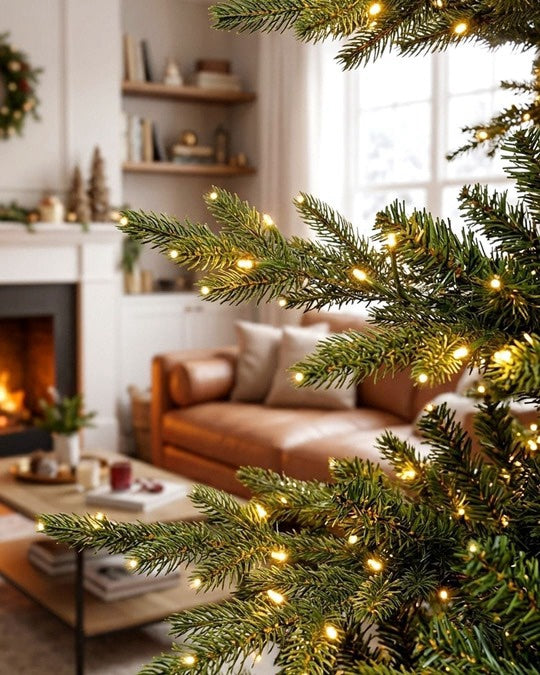Albero di Natale chemois fiori di lena h 210 D145
