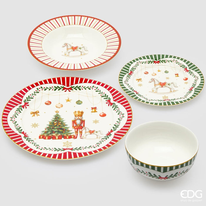 Piatto Xmas-mix 4 ass Cf 24Pz C6
