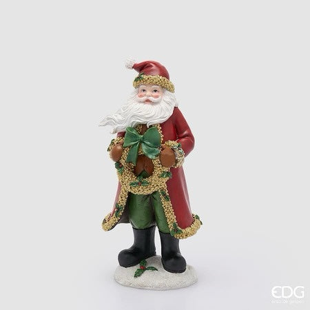 Decoro babbo natale con ghirlanda H37 L17 L16 C6