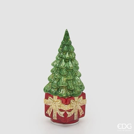 Decoro Pino Twist regalo LED H30 L12,5 L12,5 Mov+ LED c6