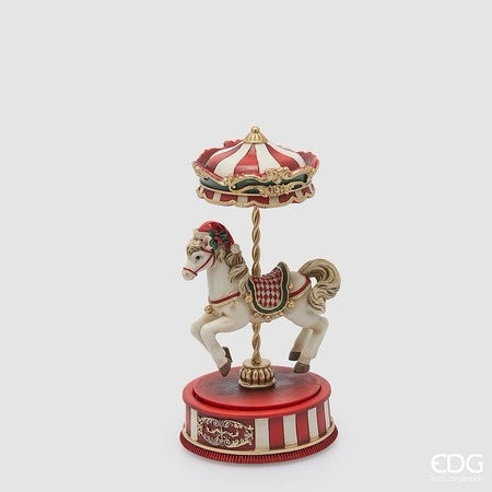 Carillon con cavallo giostra H24 D12 carillon C6