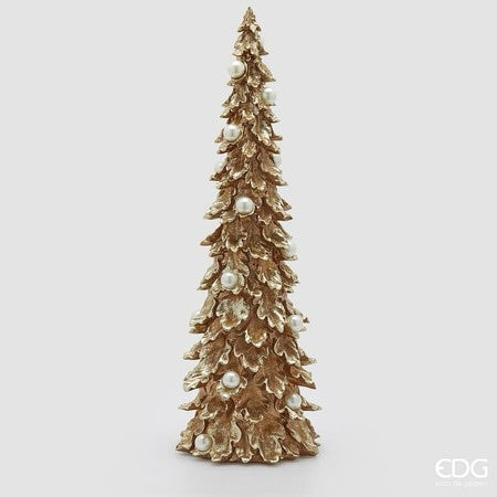 Decoro Pino con perle H48 D 18 C5