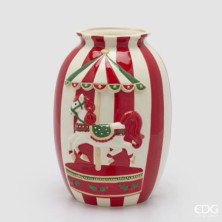 Vaso cavallo giostra anfora H33 D24 C6