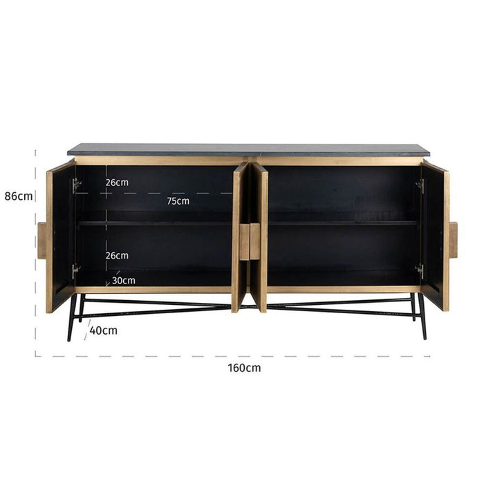 Ironville Sideboard 4-Doors