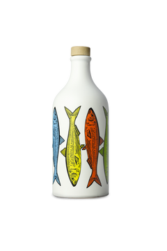 Bomboniera Frantoio Muraglia Olio EVO Fruttato Orcio in ceramica Sardine 500 ml