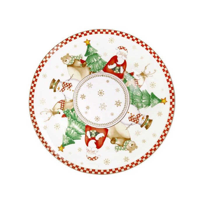 Brandani Piatto Panettore Racconti D31 cm in Porcellana