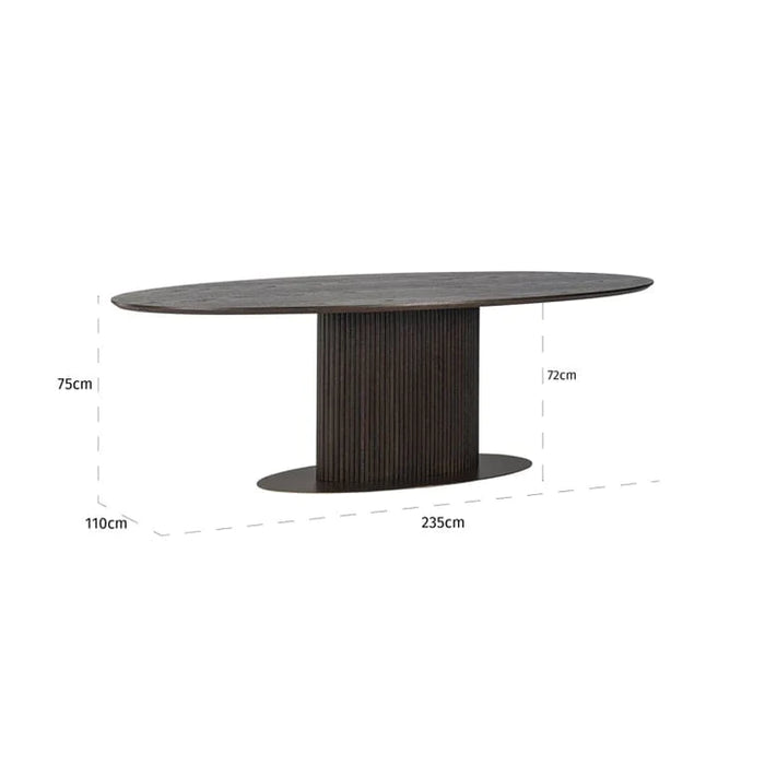 Dining table luxor oval 235