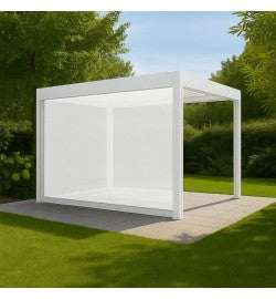 Schermo Laterale Motorizzato 4 m per Pergola Bioclimatica