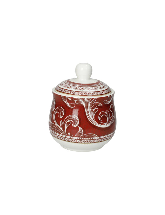 Teiera new bone china - Royal Red -  Addobbo di Natale