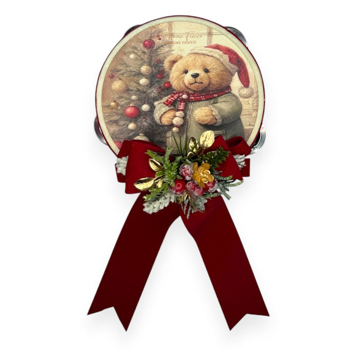 Tamburello Appendino  13 cm. orsetto