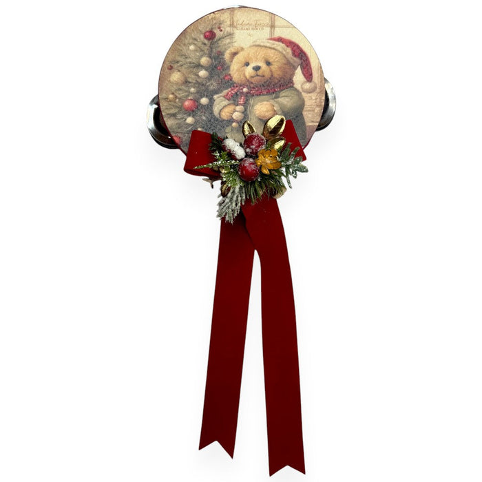 Tamburello Appendino 10 cm orsetto