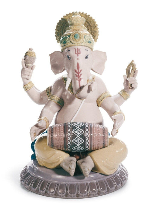 Figurina Ganesha con Mridangam