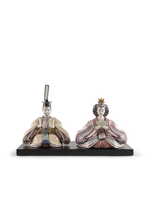 Figurina Hina Dolls. Beige e rosa