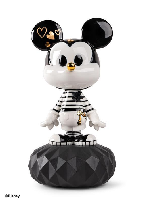 Scultura Mickey in black and white