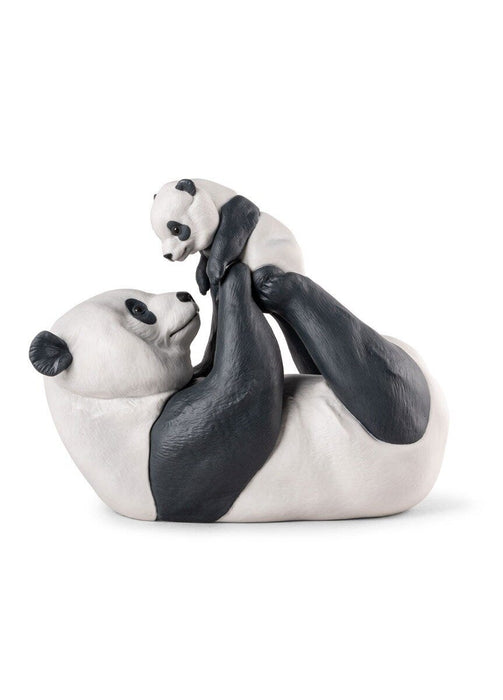 Scultura Mamma panda