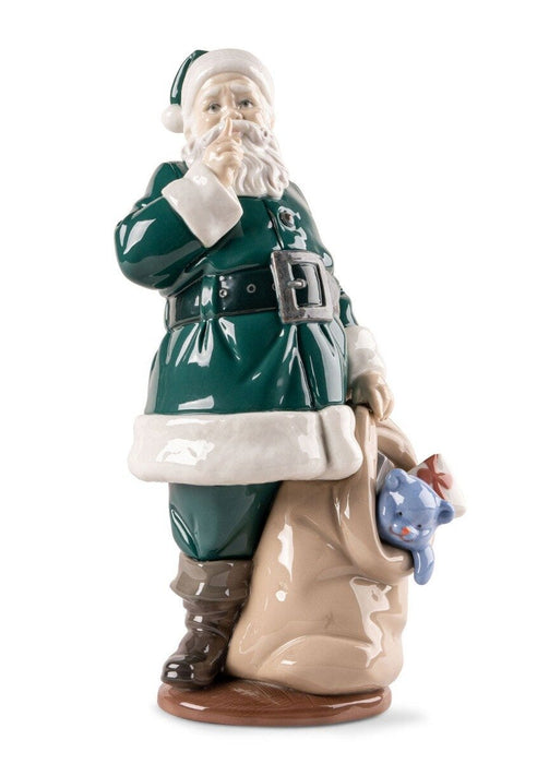 Figura È arrivato Babbo Natale. (Verde)