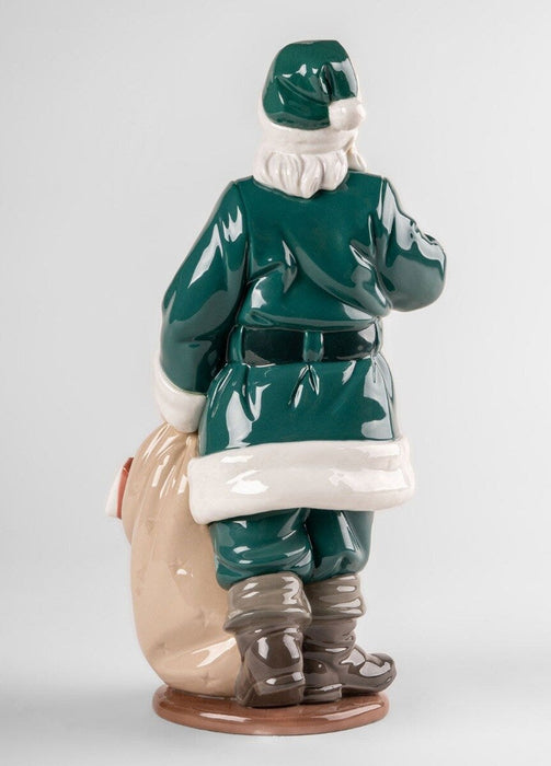 Figura È arrivato Babbo Natale. (Verde)