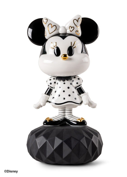 Scultura Minnie in black and white