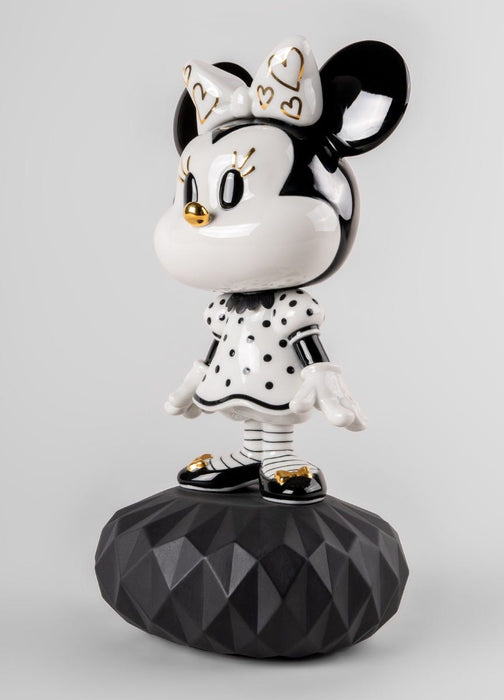 Scultura Minnie in black and white