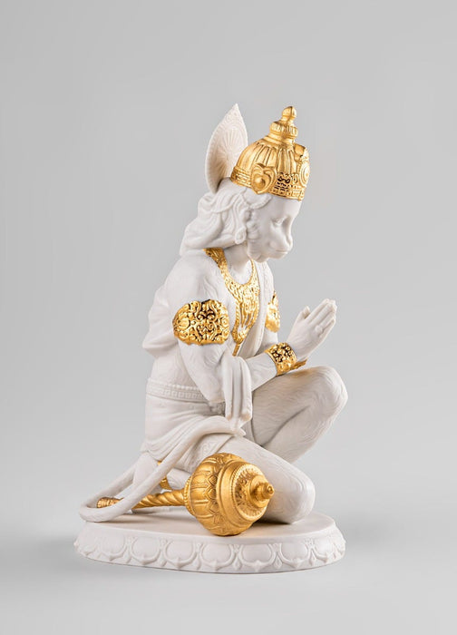 Scultura Hanuman. Lustro oro