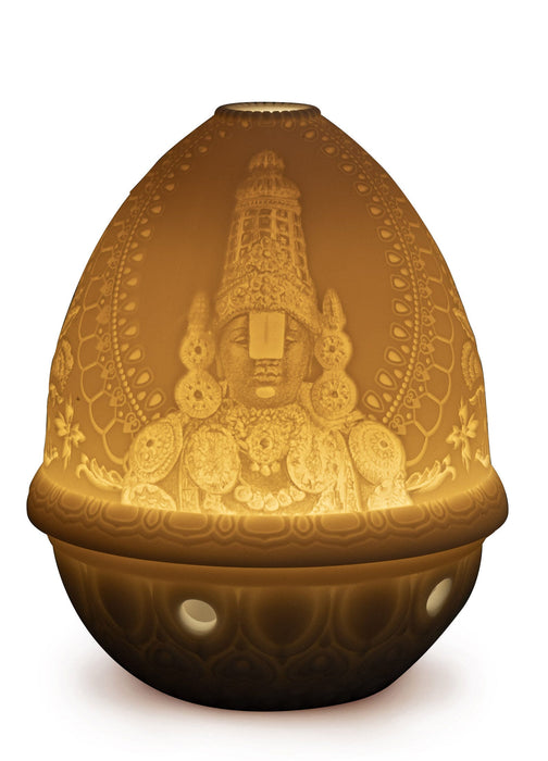 Litofania - Lord Balaji. Ricaricabile a LED