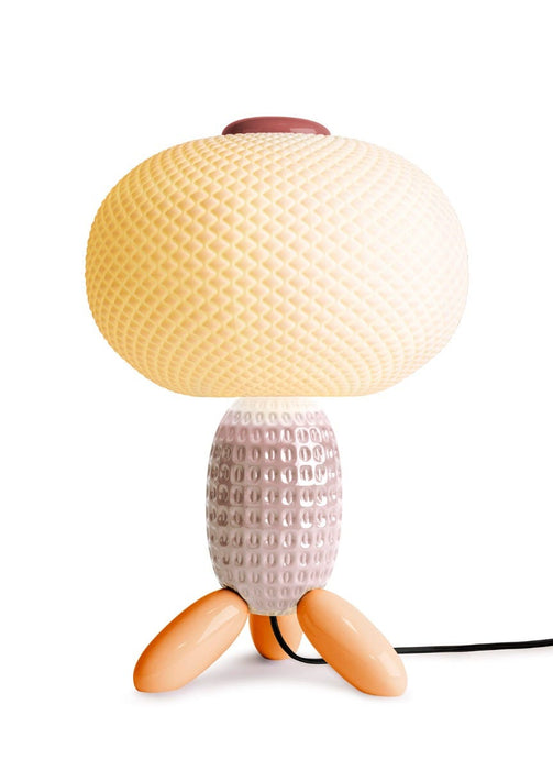 Lampada tavolo Soft Blown (rosa) (CE)