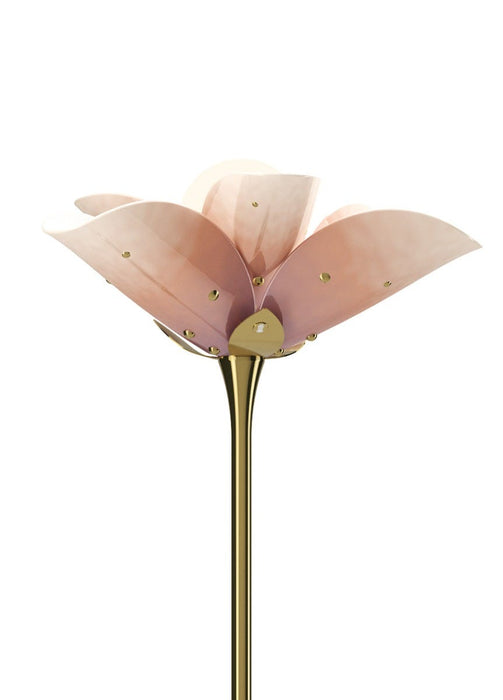 Lamp.terra Blossom-b.legno(rosa-oro)(CE)