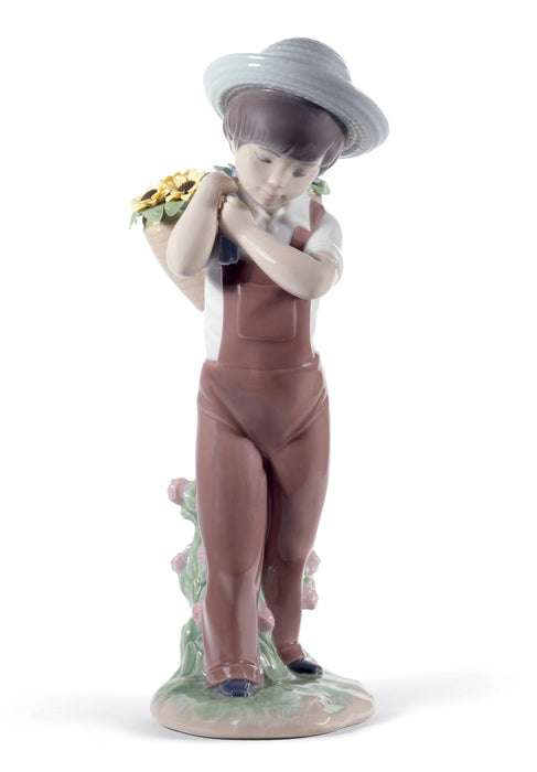 Figurina Bimbo con fiori. Ed. 60° anniversario