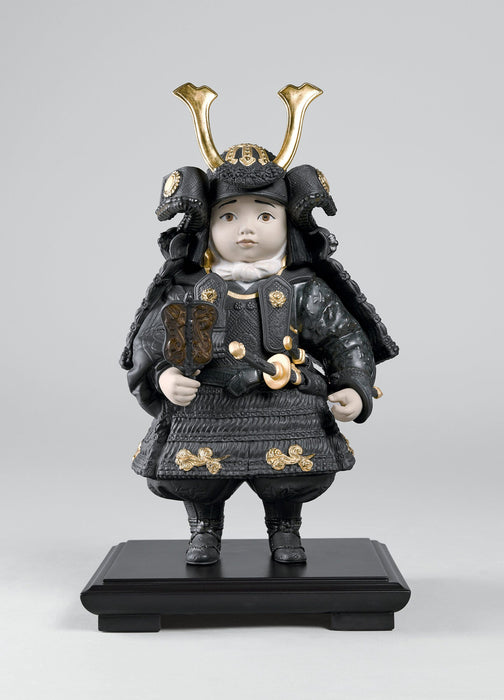 Figurina Bambino Samurai. Lustro oro